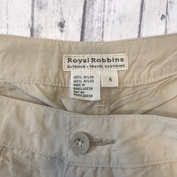 Royal Robbins khaki lightweight travel shorts - Picture 3 of 3